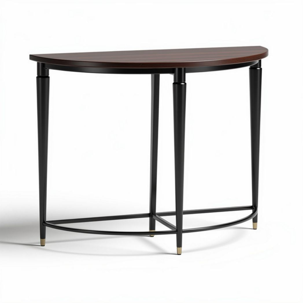 Console Table for Entryway or Living Room Use – Wood and Metal Construction – 100 x 40 x 75cm