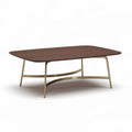 Wooden Coffee Table for Living Room Use with Metal Legs 160 x 80 x 45cm