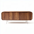 Solid Wood Sideboard Storage Unit – For Living Room Organization – Made of Wood – 120 x 40 x 70cm